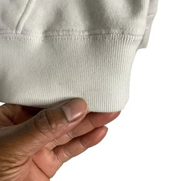 Abercrombie & Fitch Off-White Pride Love Flip Sequin Sweatshirt Hoodie - Picture 12 of 13